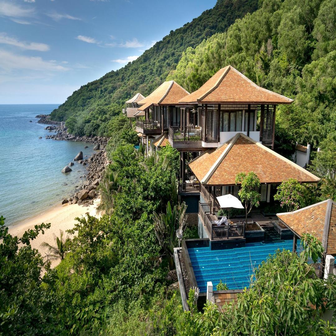Luxury beach villa with private terrace and direct sea access, French Riviera